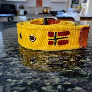 Napapijri Men’s Belt. Yellow.